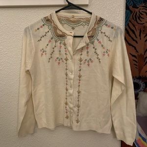 Vintage Embroidered Sweater